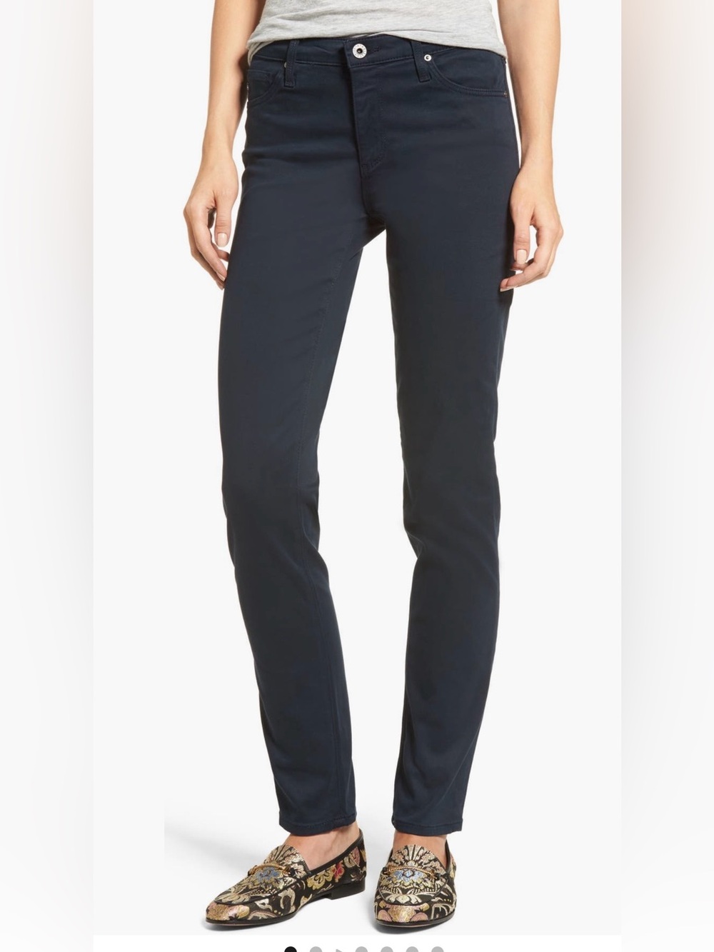 AG Prima Cigarette Stretch Women's Jeans in dark blue